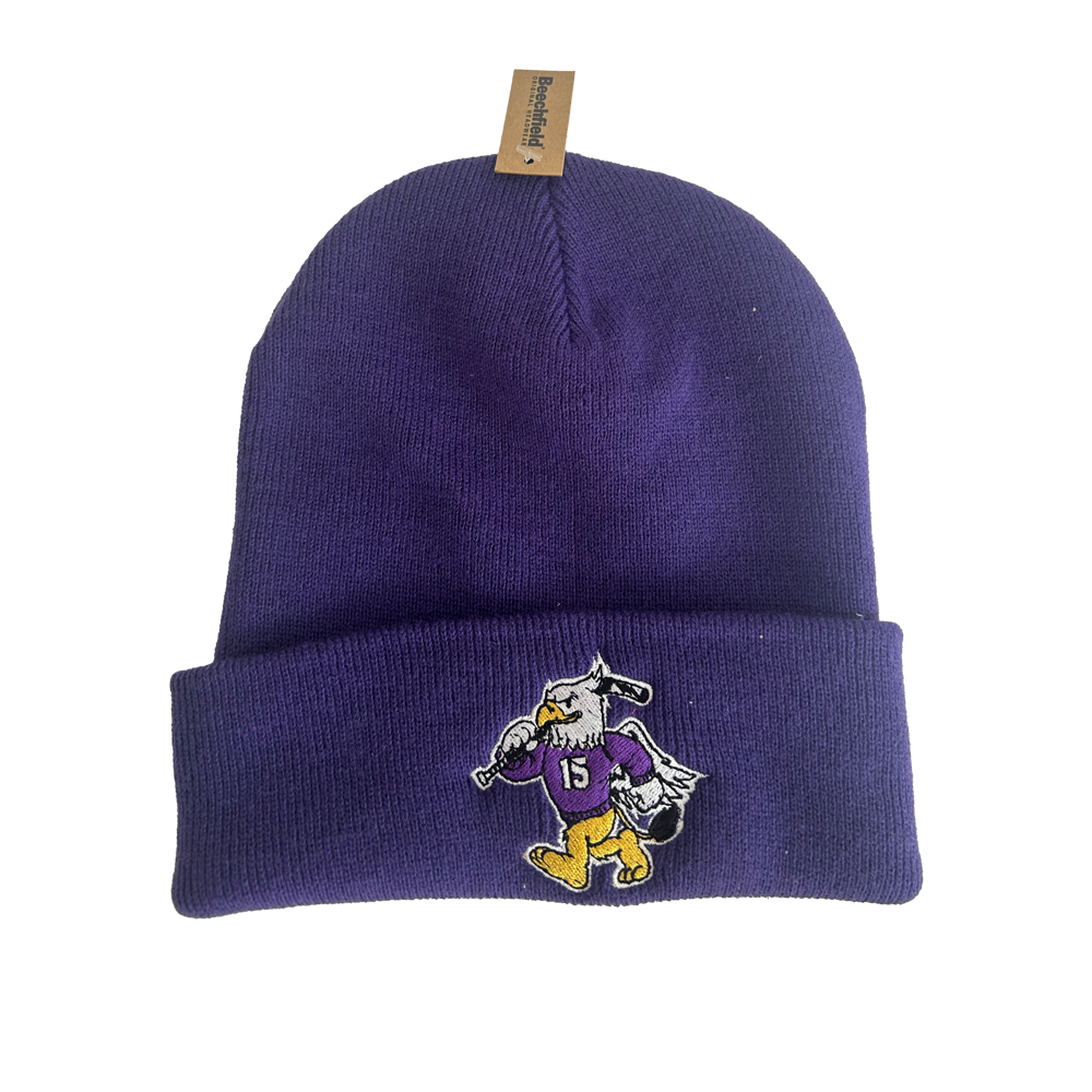 Griffin Testimonial Purple Beanie