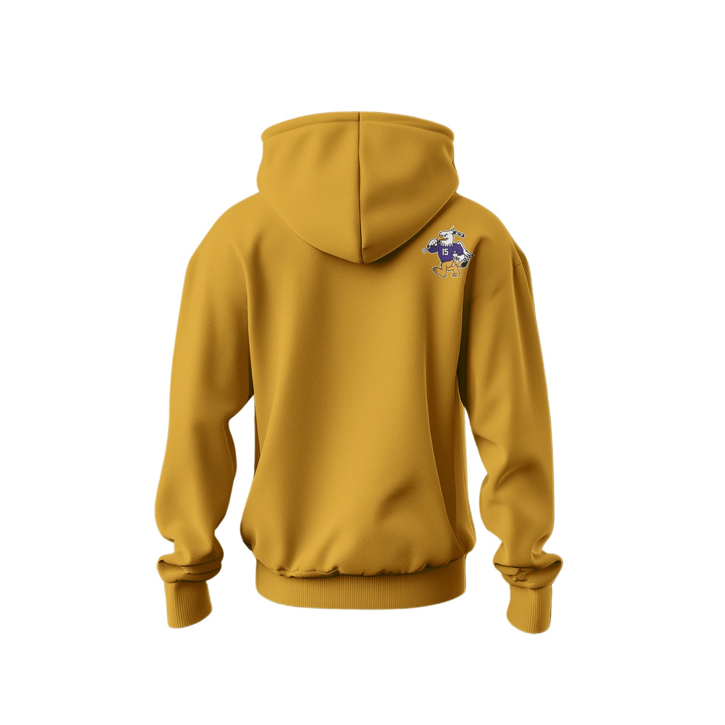 Griffin Testimonial Yellow Printed Hoodie